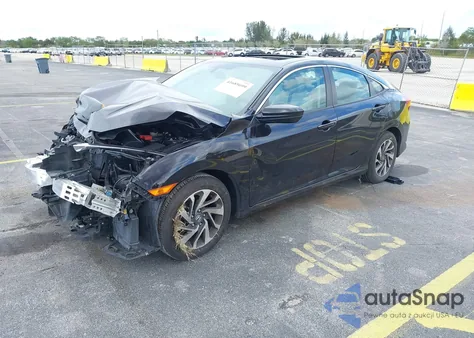 2017 Honda Civic Ex from USA, damaged, VIN 19XFC2F73HE046121